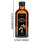 YUITIKUE Tropical Self Tanning Body Oil Natural Bronze Glow 100ml