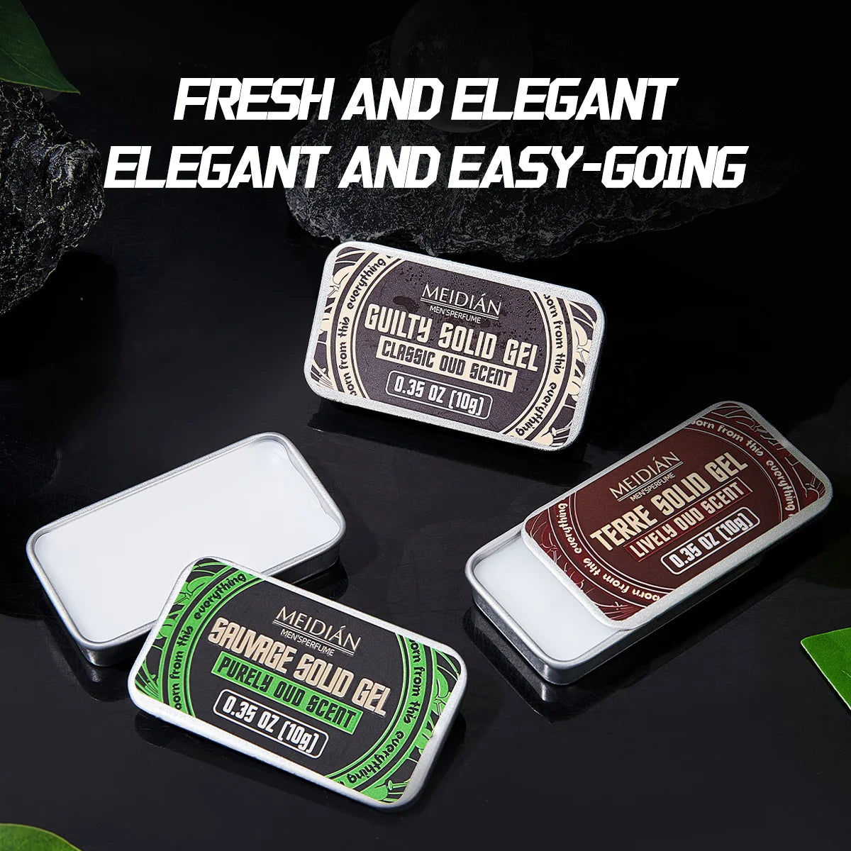 Solid Perfume Balm Portable Fragrance Tin for Men and Women - 5