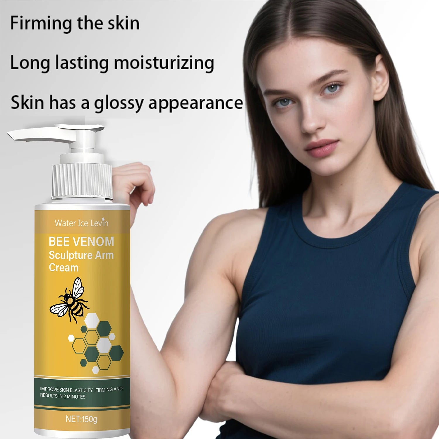 Bee Venom Arm Sculpting Cream Firming and Moisturizing Treatment - 5
