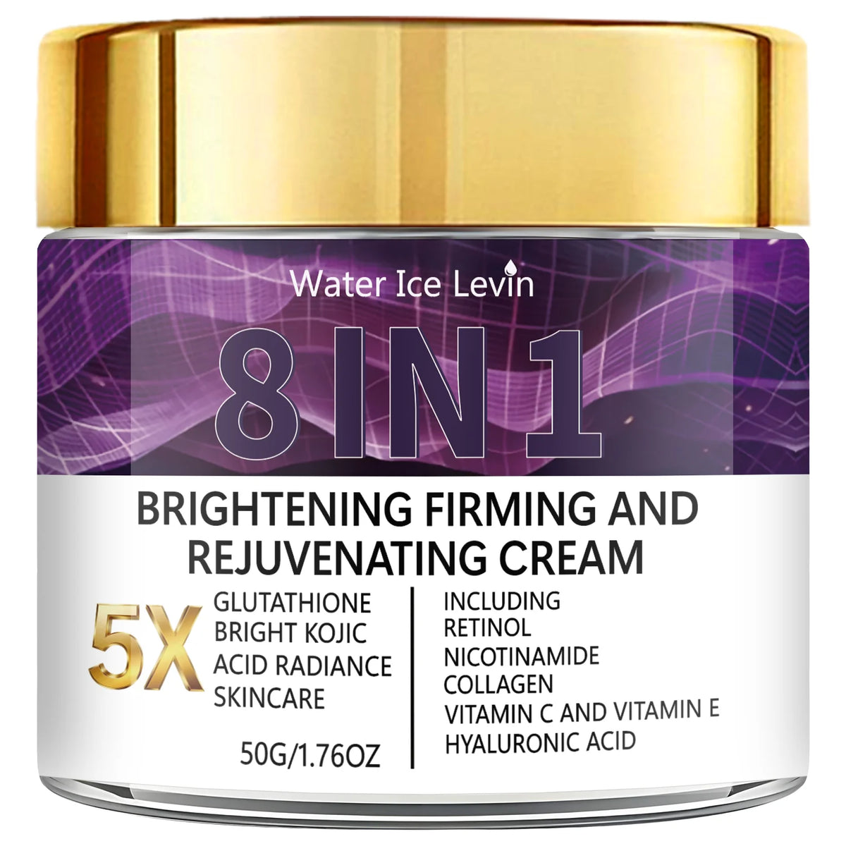 Water Ice Levin 8 in 1 Brightening and Rejuvenating Face Cream 50g