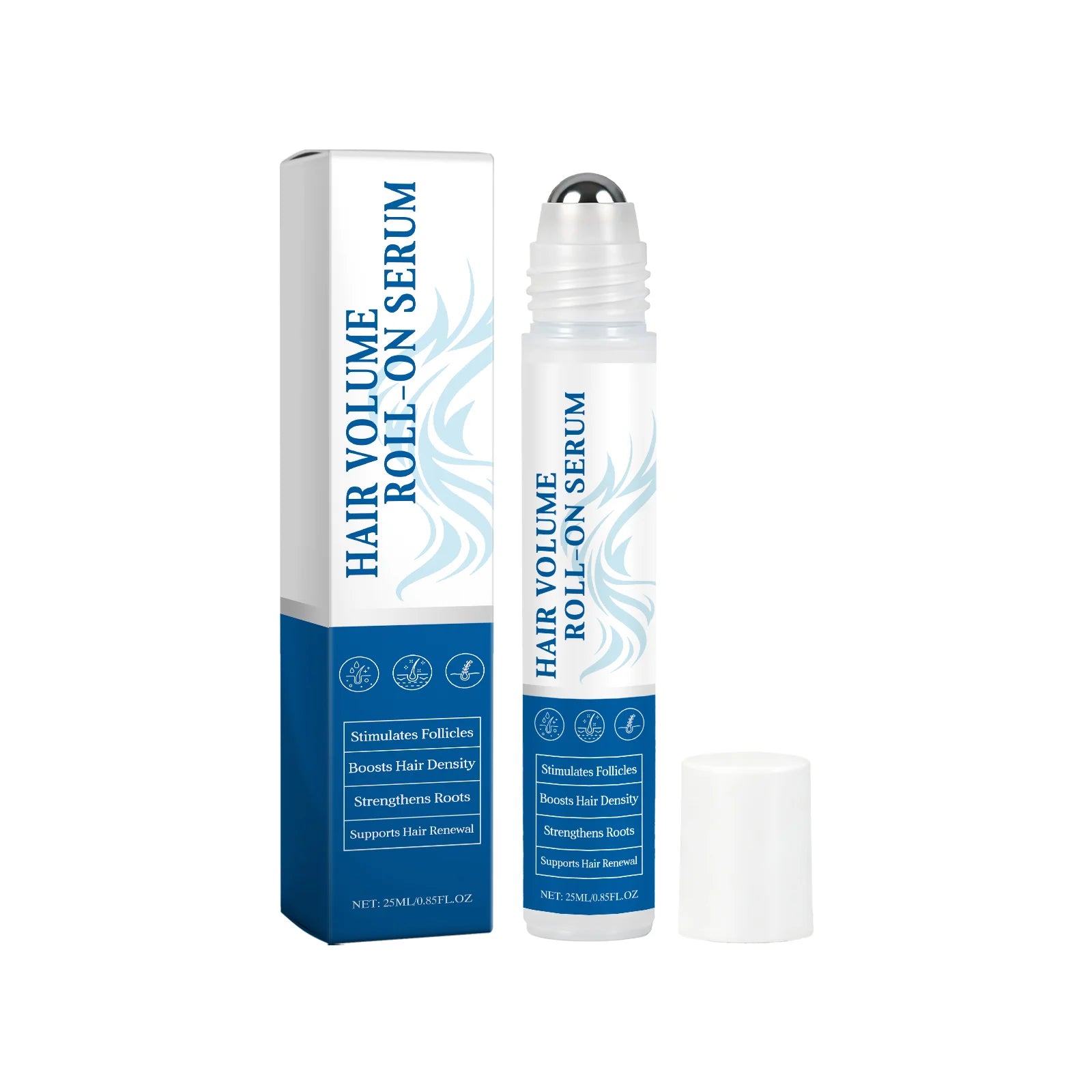 Rosemary Oil Hair Volume Roll On Serum for Scalp Follicle Stimulation