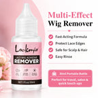 Lace Wig Glue Adhesive and Remover Set with Dual Ended Applicator