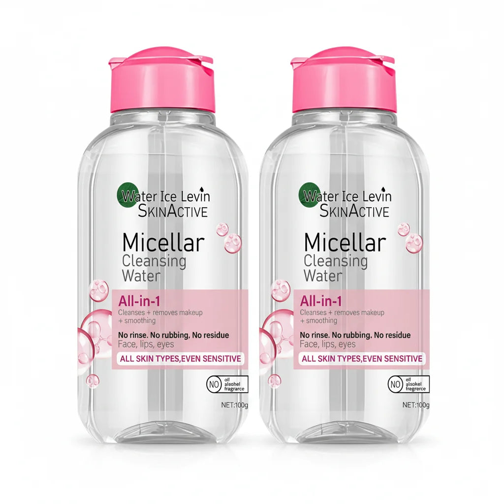 Water Ice Levin Micellar Water All in 1 Makeup Remover and Face Cleanser