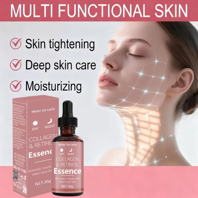 Collagen and Retinol Facial Essence Firming and Smoothing Serum - 3