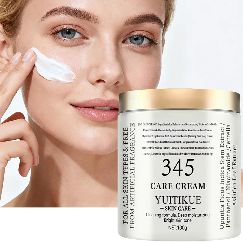 YUITIKUE 345 Face Cream 100g Firming Moisturizing Brightening Skincare - 1
