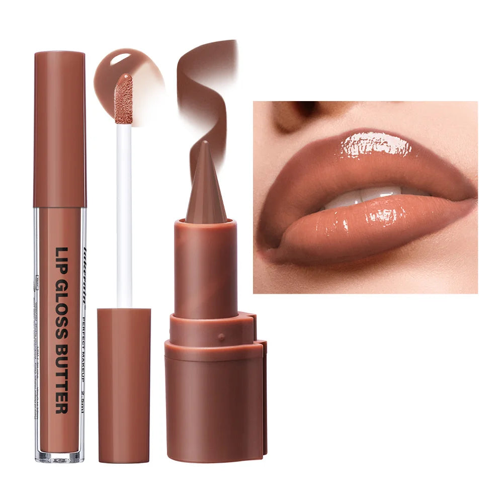 Hydrating Lip Liner and Gloss Makeup Set