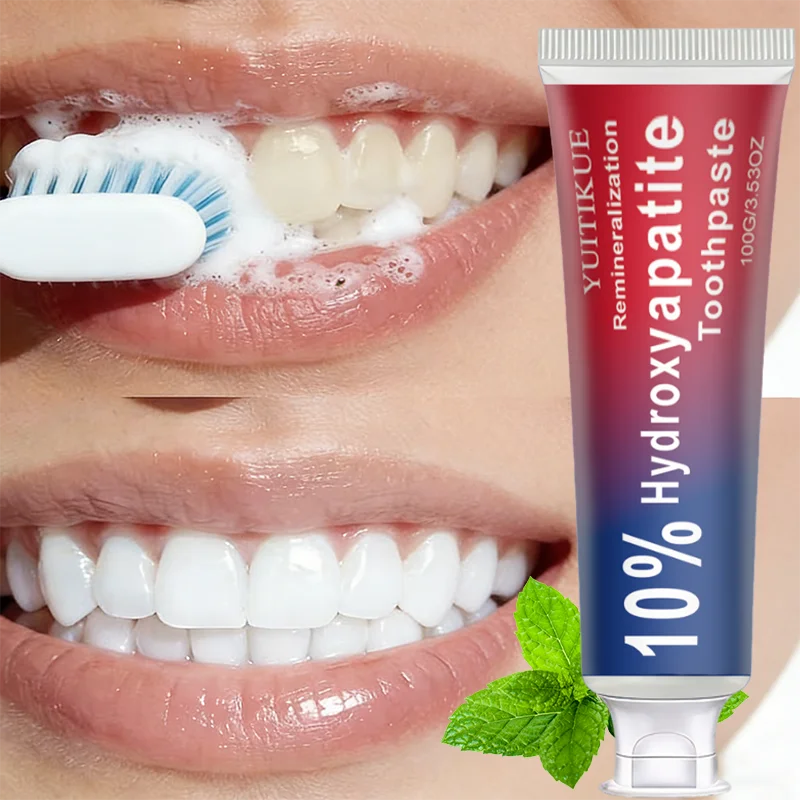 YUITIKUE 10% Hydroxyapatite Toothpaste Teeth Whitening & Enamel Repair - 3