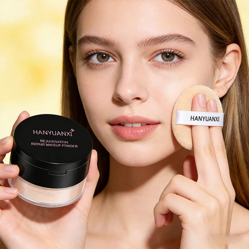 Hanyuanxi Matte Loose Powder Waterproof Long Lasting Finishing Powder - 1