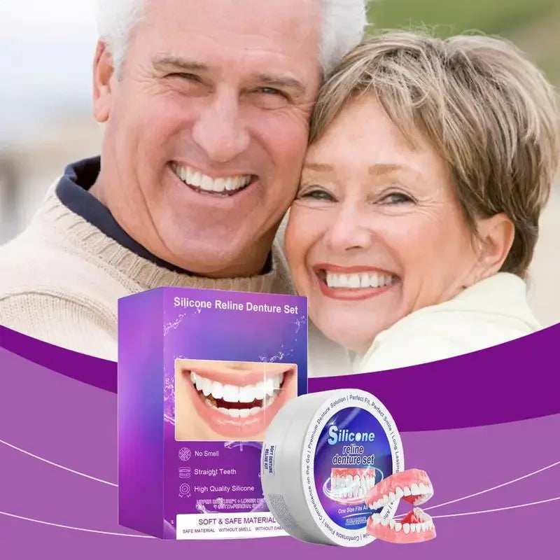 Temporary Silicone Denture Reliner Kit for Comfort Fit - 2