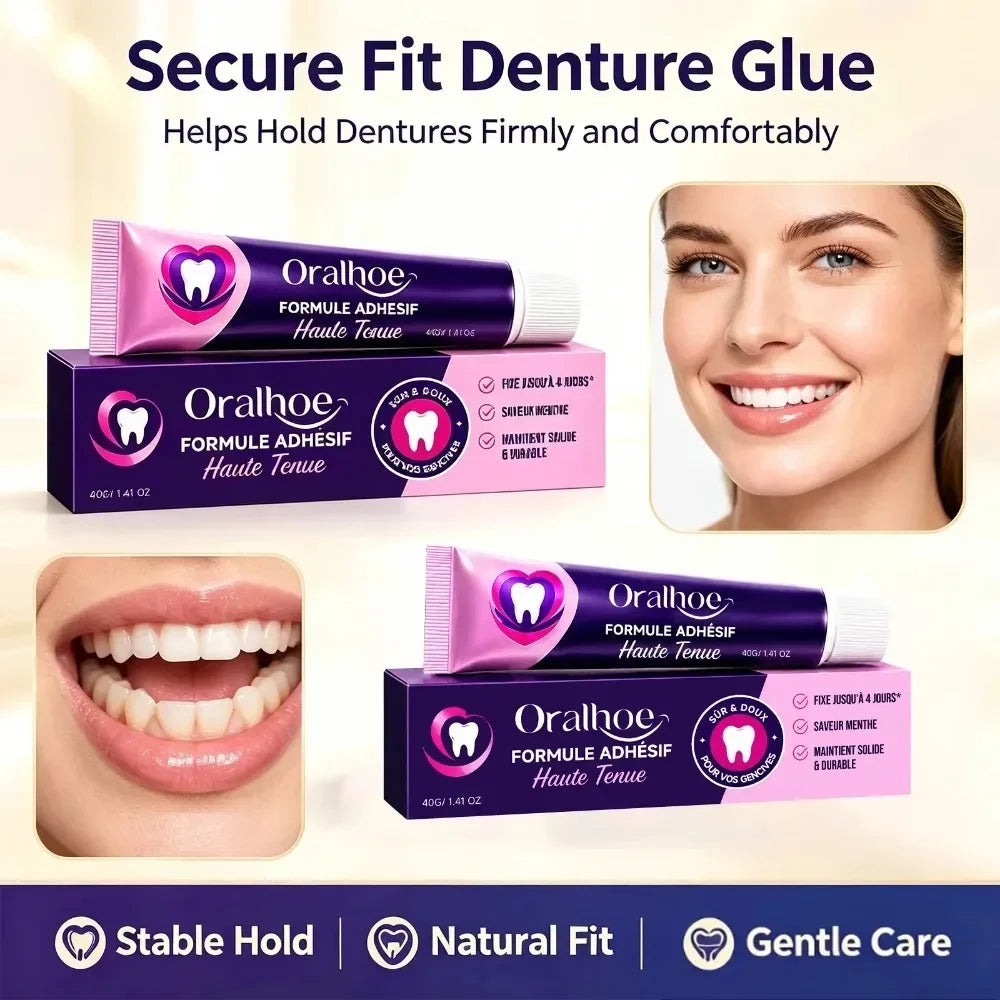 Silicone Denture Adhesive Reline Cushion for Secure Fit