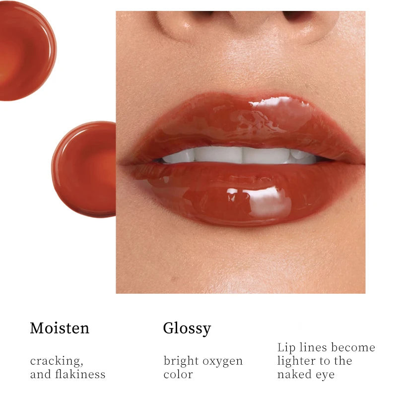O'CHEAL Moisturizing Lip Gloss Waterproof Long Lasting Tinted Makeup - 3