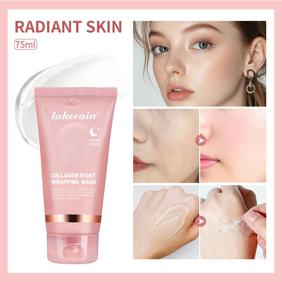 Collagen and Turmeric Overnight Wrapping Peel Off Face Mask Duo - 8