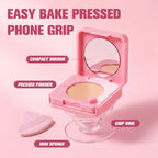 Matte Finish Oil-Control Pressed Powder with Mirror