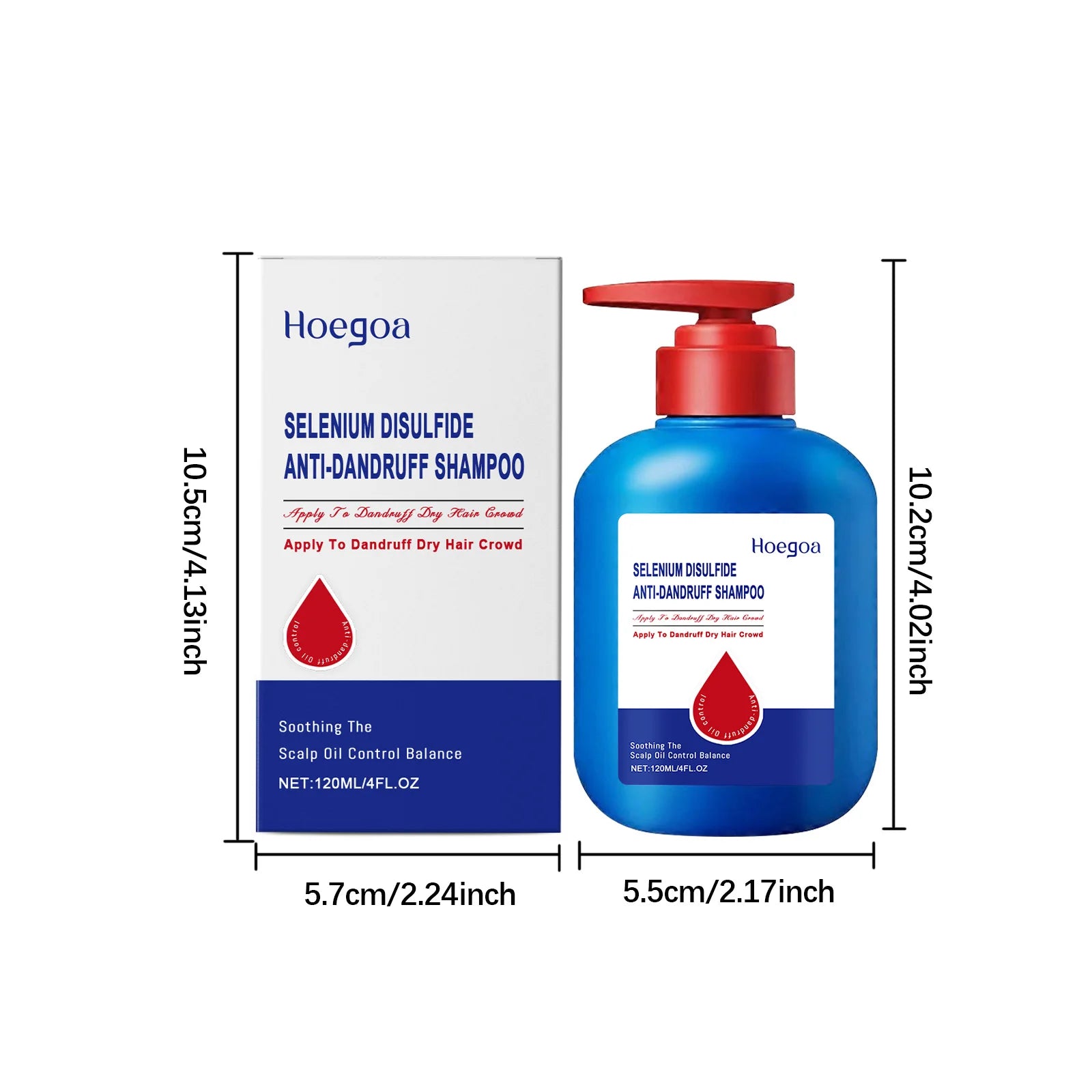 Selenium Disulfide Anti-Dandruff Scalp Relief Shampoo - 10