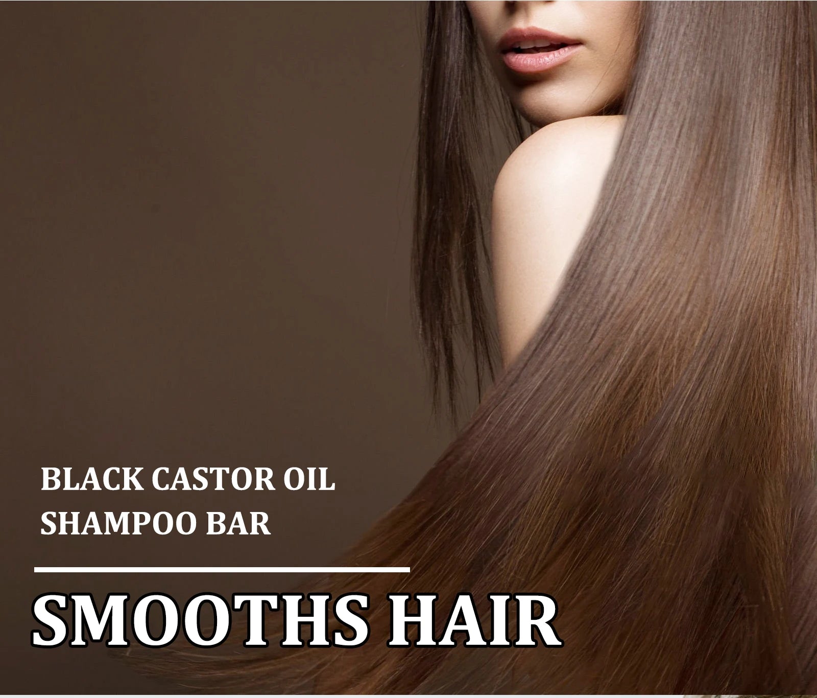 Yurhersu Black Castor Oil Shampoo Bar 2-in-1 Hair Cleanser 60g - 14
