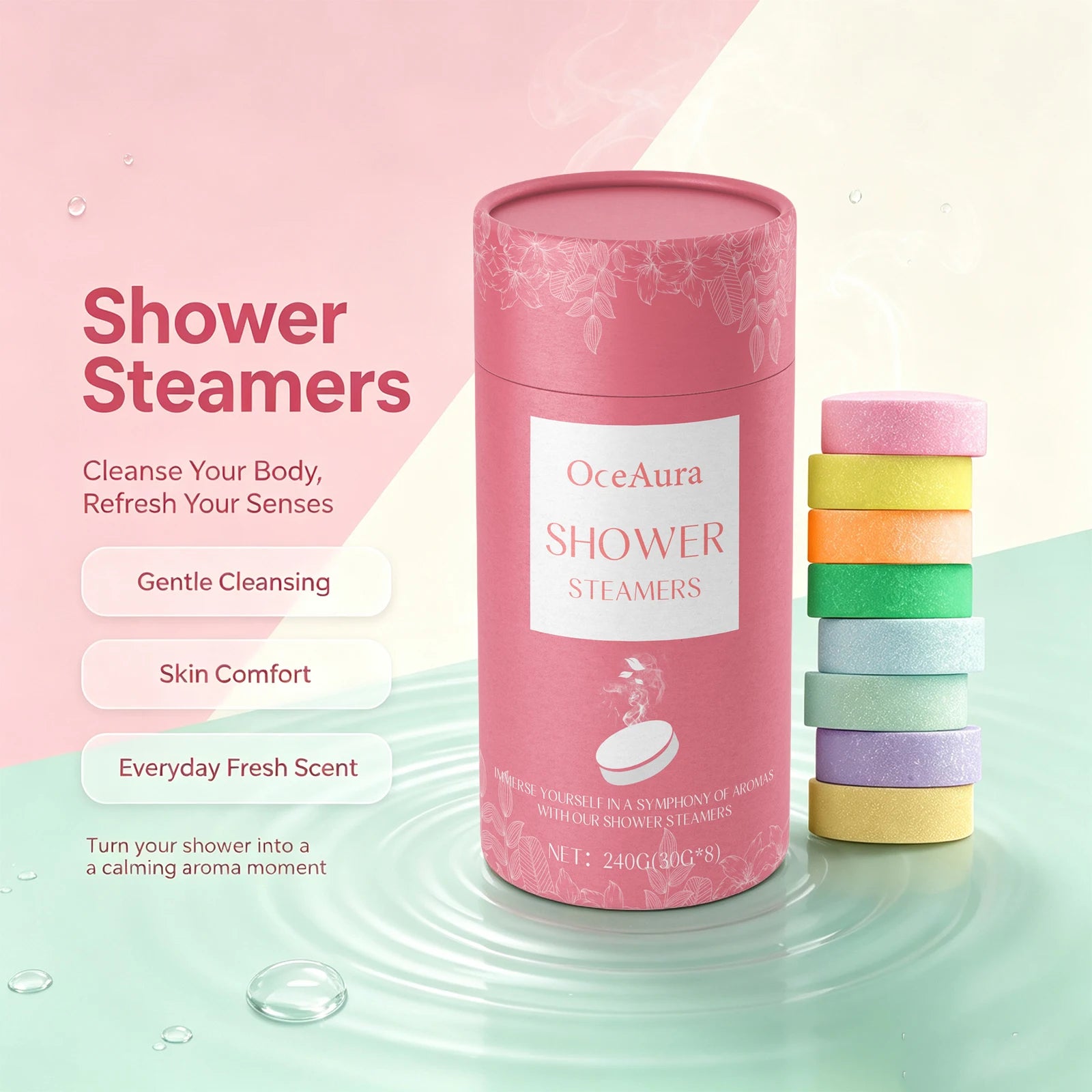 Aromatherapy Shower Steamers for Stress Relief - 1