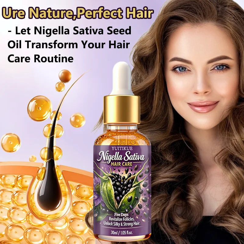 Nigella Sativa Hair Care Oil 30ml Follicle Revitalizing Treatment - 6