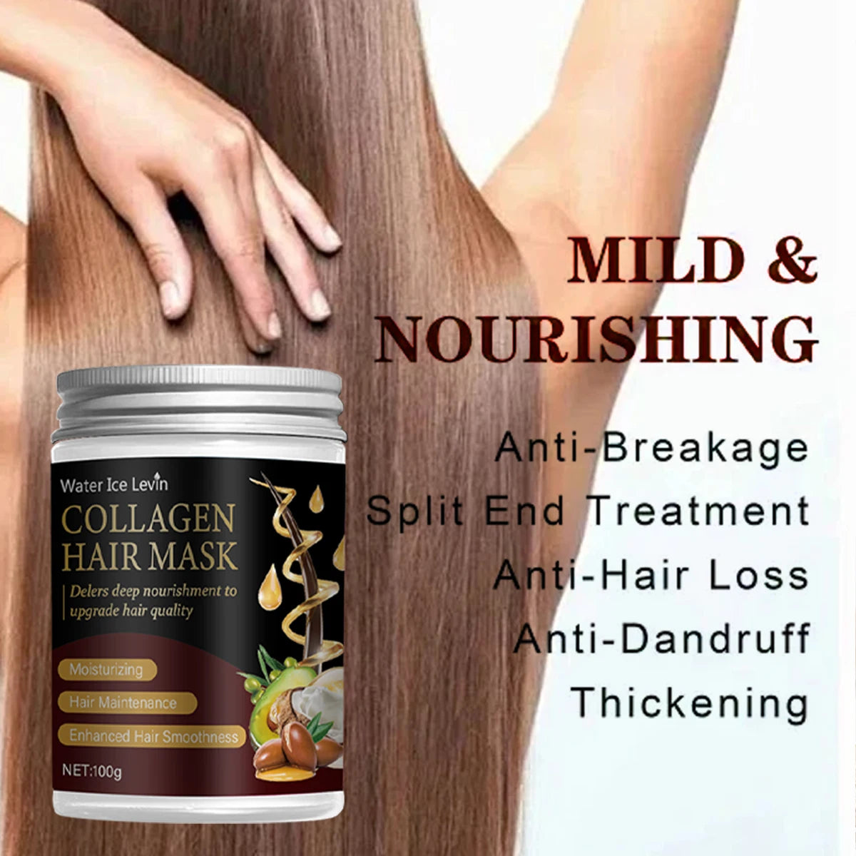 Collagen Hair Mask with Argan and Coconut Oil 100g