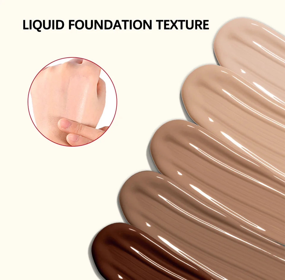 Matte Liquid Foundation and Dual-Brush Set