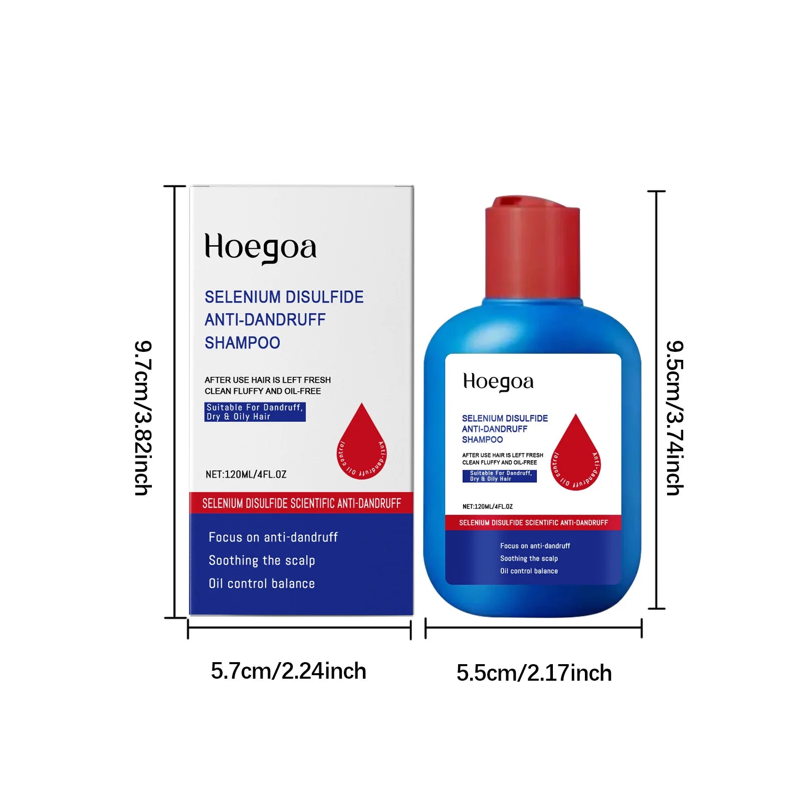 Selenium Disulfide Anti-Dandruff Scalp Relief Shampoo - 9