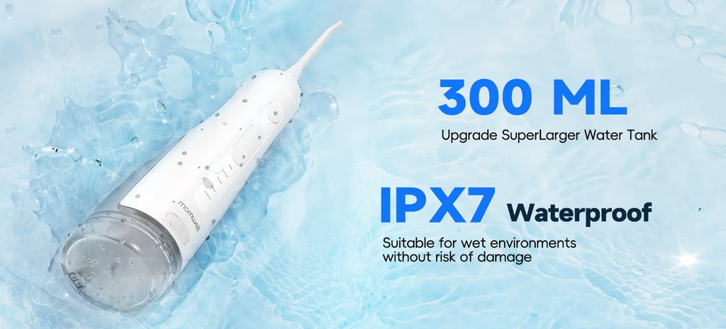 Portable Cordless Water Flosser for Teeth Cleaning