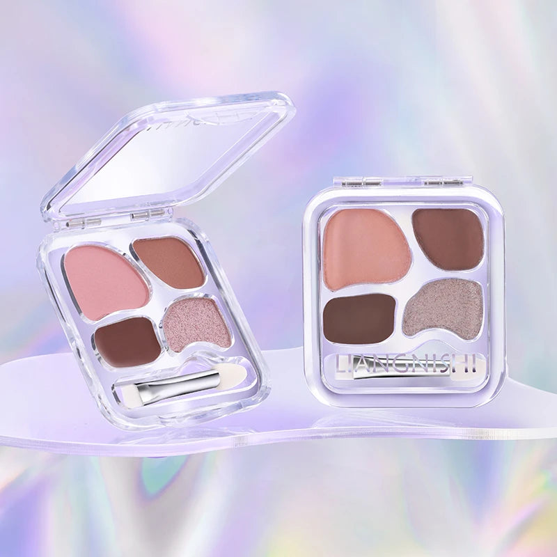 4 Color Eyeshadow Palette Waterproof Glitter Eye Makeup