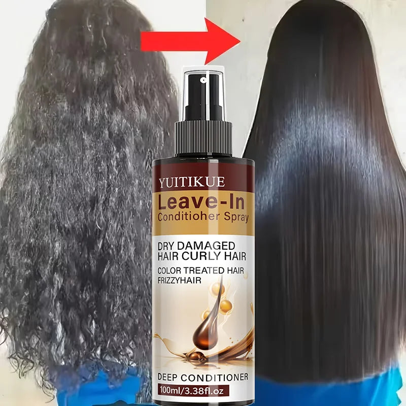 Leave-In Hair Conditioner Spray 100ml Anti-Frizz Hydrating Treatment