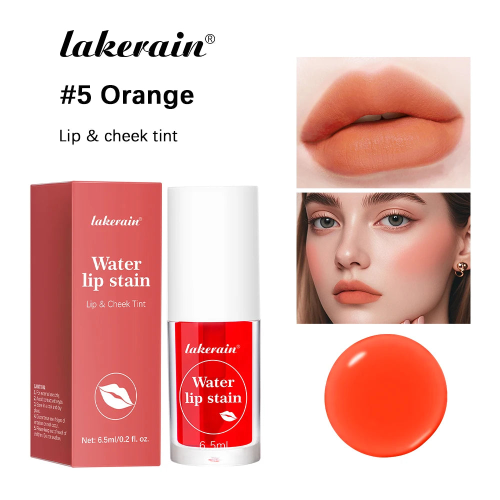 Long-Lasting Waterproof Water Lip Stain and Cheek Tint