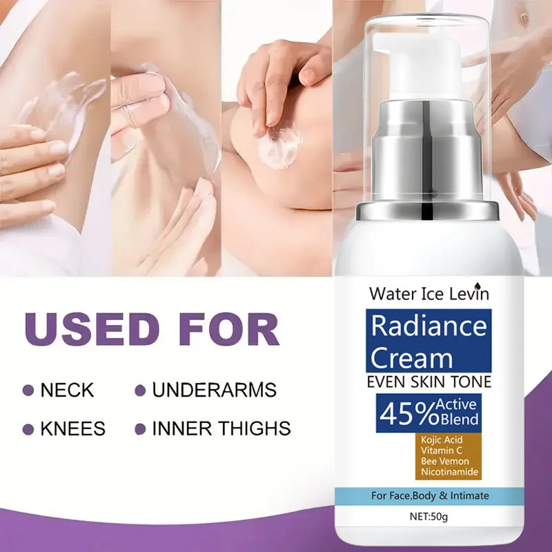 Water Ice Levin Radiance Cream Brightening Moisturizer for Body - 1