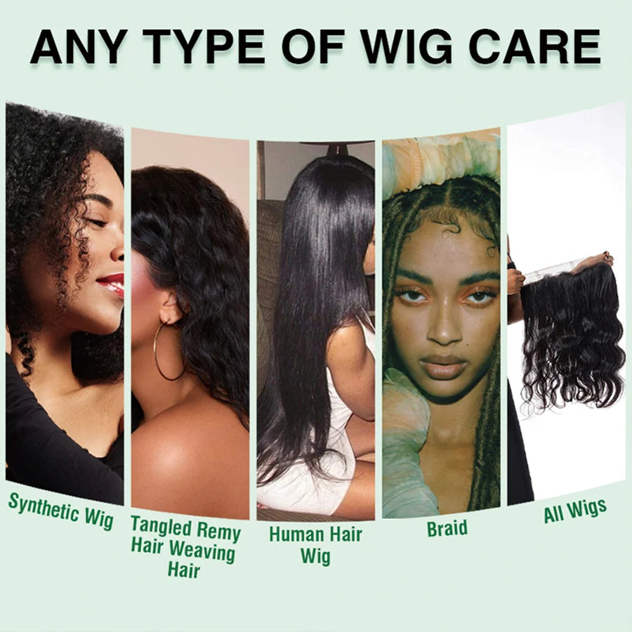 Goiple Wig Milk Spray Conditioner and Detangling Octopus Brush Set