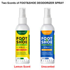 Shoe Cleaner Kit Sneaker Foam and Foot Shoe Deodorizer Spray Set