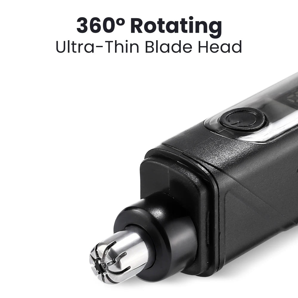 Rechargeable Electric Nose and Ear Hair Trimmer
