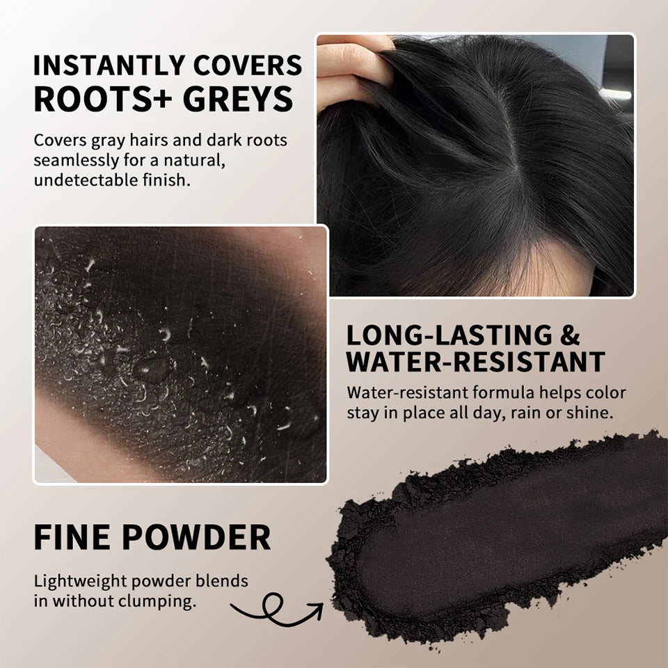 Instant Root Concealer Powder Palette for Gray Hair Coverage