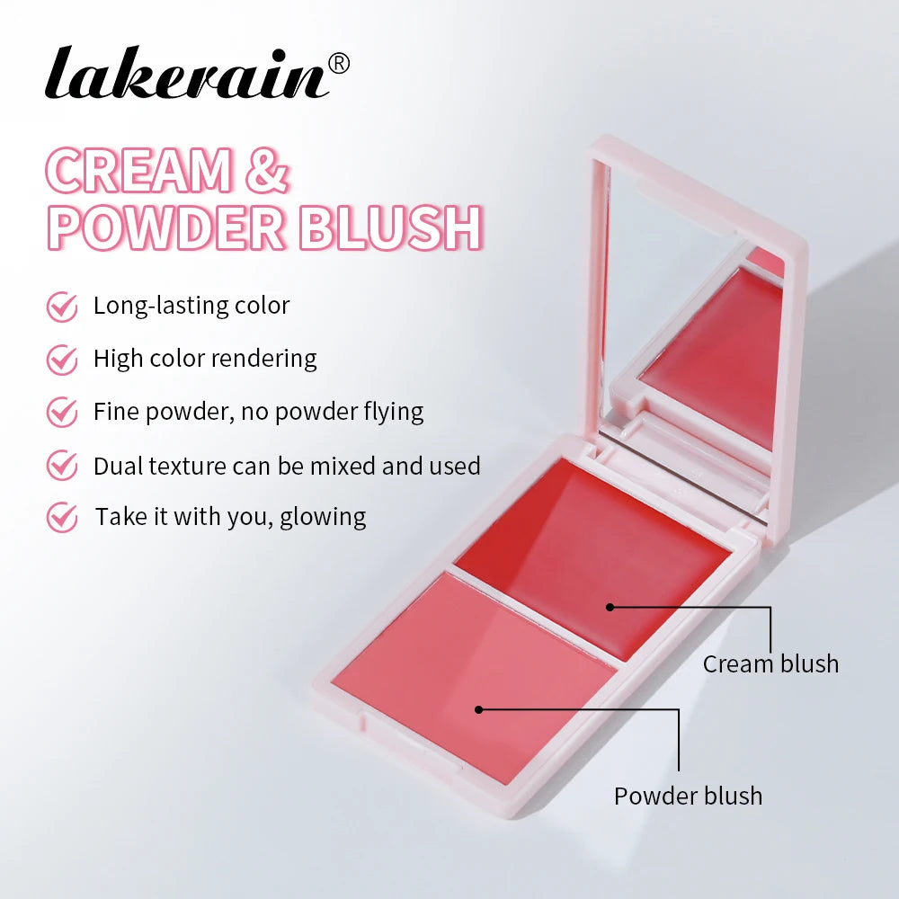 2-in-1 Cream and Powder Blush Palette