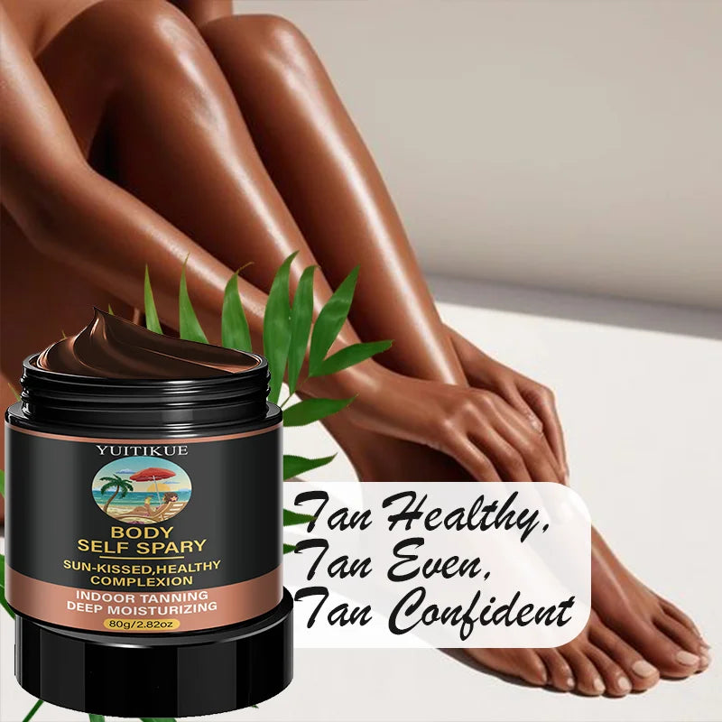 Sun-Kissed Body Tanning Cream Moisturizing Bronzer 80g