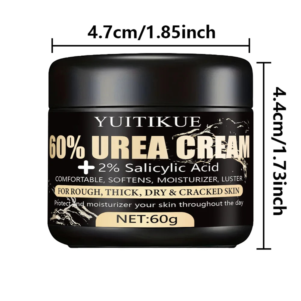 Urea Cream 60g Cracked Heel Repair Moisturizer for Dry Skin Hands Feet - 13