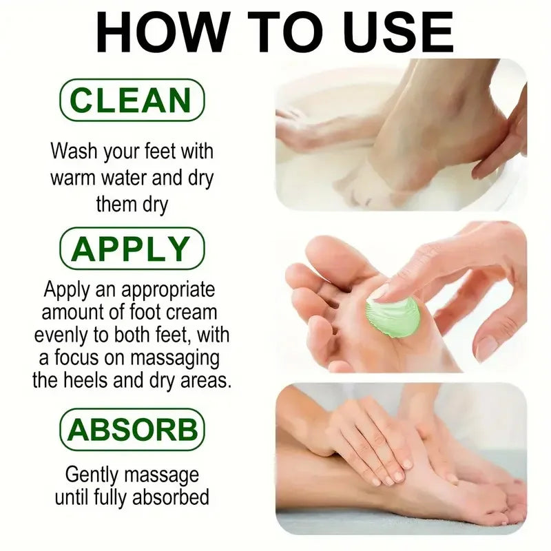 YUITIKUE Tea Tree Oil Foot Cream Moisturizing Treatment for Dry Feet - 8