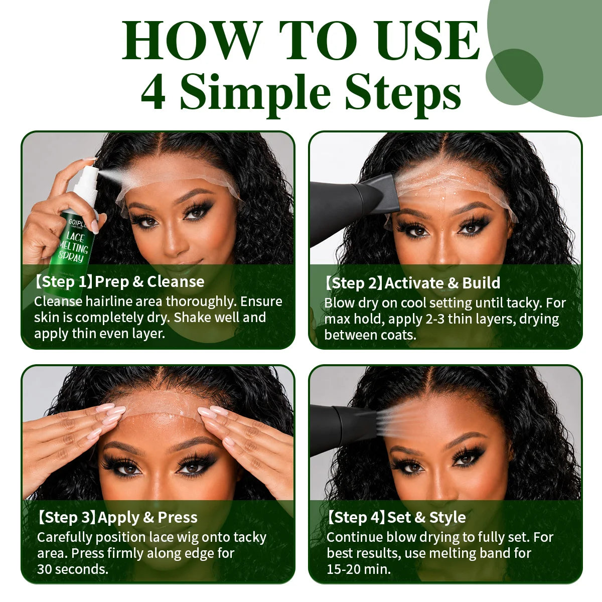 60ml Lace Melting Spray Adhesive for Wigs