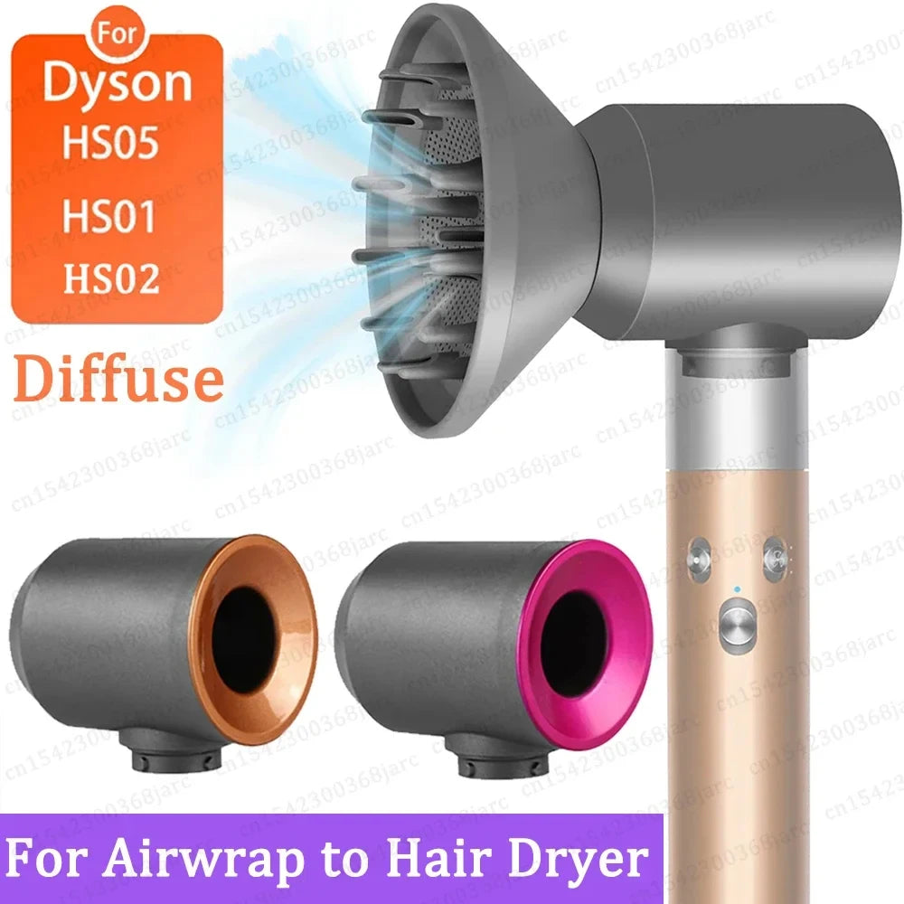 Diffuser Attachment for Dyson Airwrap HS01 HS05 Styler to Hair Dryer