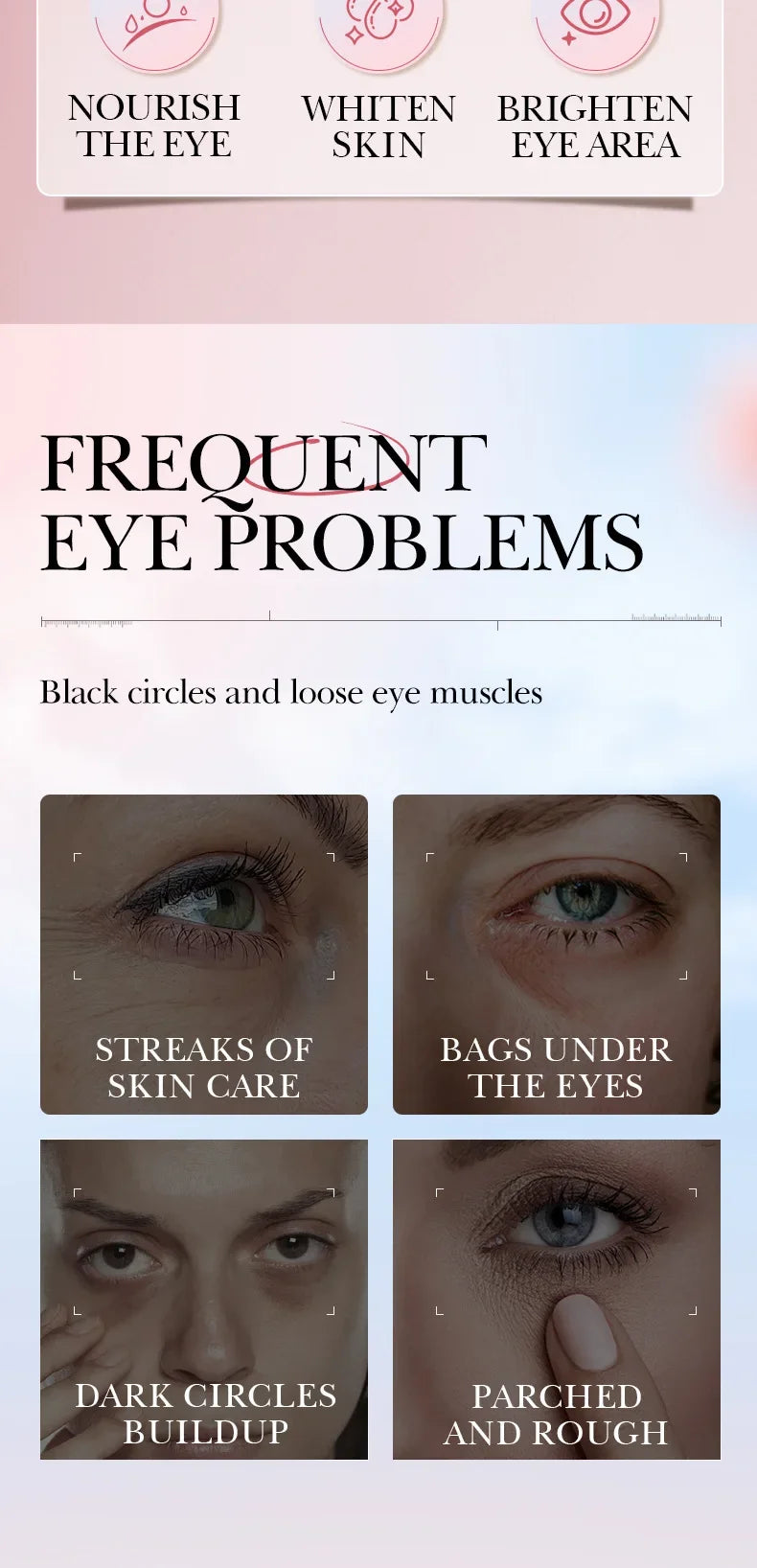 Retinol Anti-Aging Eye Cream for Dark Circles and Puffiness