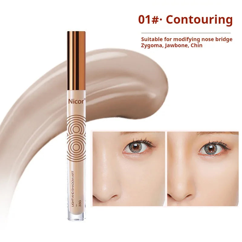 Nicor High Gloss Concealer Stick Waterproof Face Makeup
