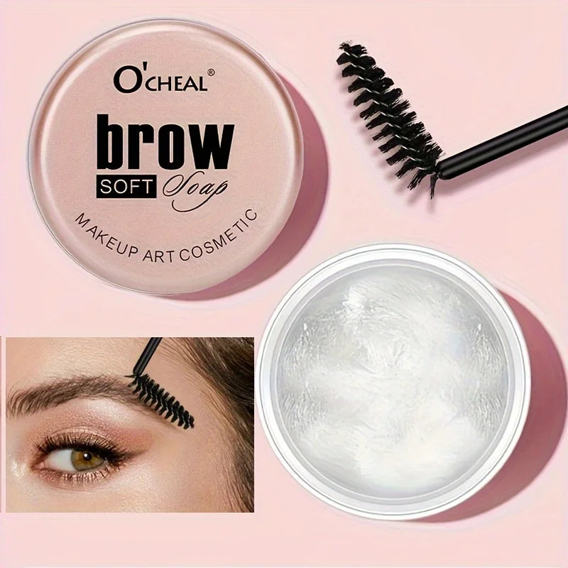 O'CHEAL Eyebrow Soap Sculpting Gel Waterproof Brow Styling Wax - 2