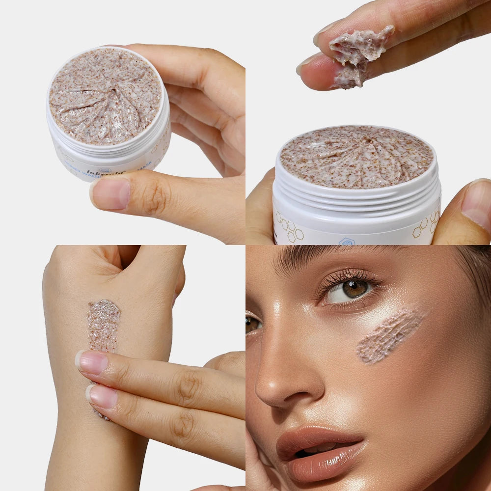 Honey Walnut Exfoliating Facial Scrub and Mask
