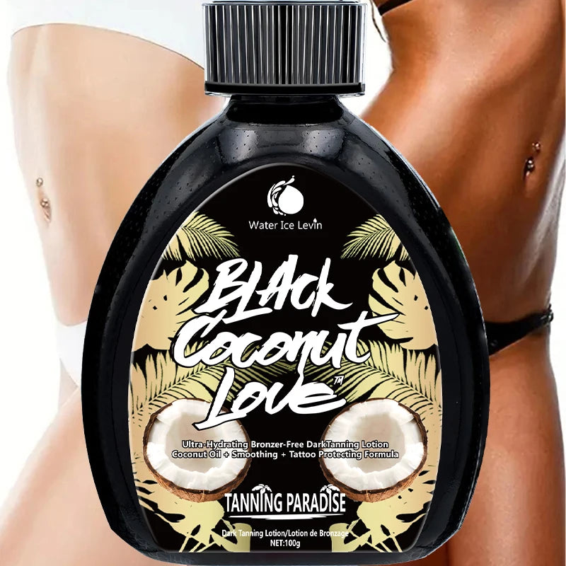 Black Coconut Love Tanning Lotion Moisturizing Bronzing Cream 100g