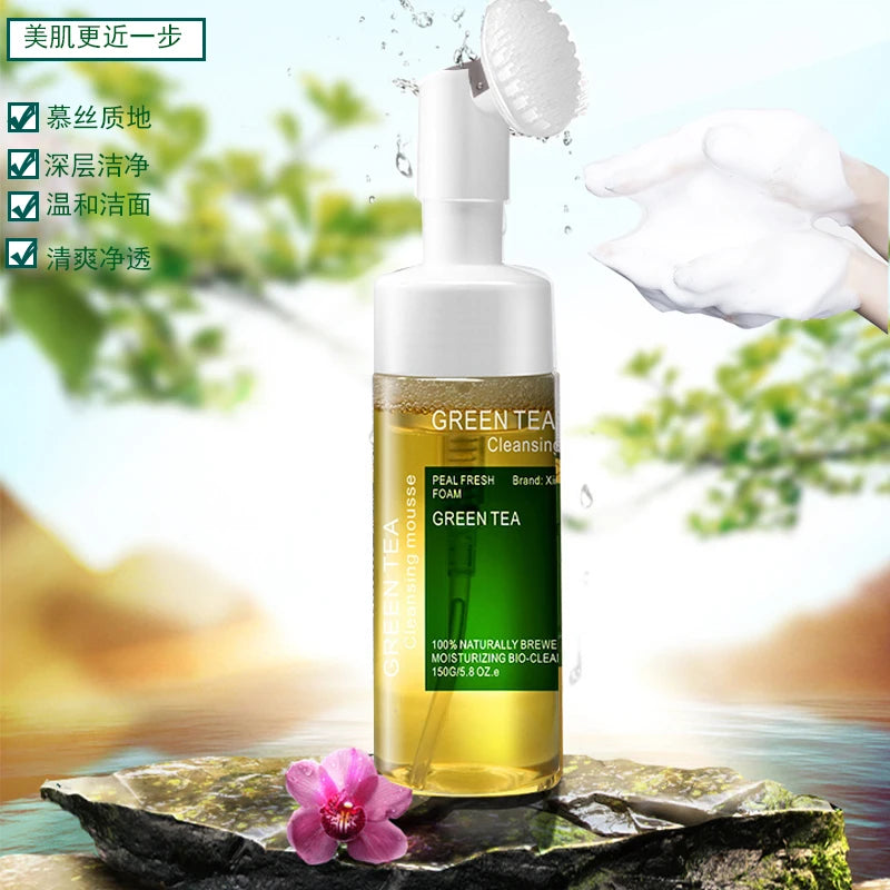 Amino Acid Facial Cleansing Mousse Deep Pore Foam Wash and Makeup Remover
