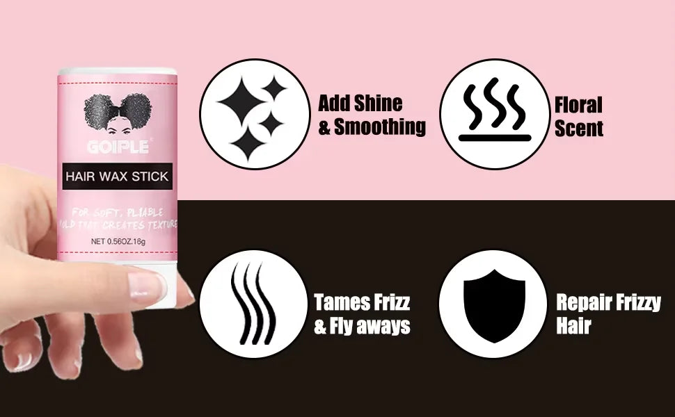 Goiple Hair Wax Stick Kit for Flyaways and Styling with Brush and Band - 9