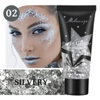 Molianji Glitter Gel Face and Body Shimmer Makeup for Parties