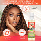 Goiple Apple Cider Vinegar Shampoo and Scalp Detox Treatment Set