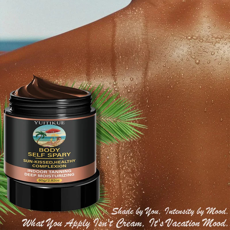 Sun-Kissed Body Tanning Cream Moisturizing Bronzer 80g