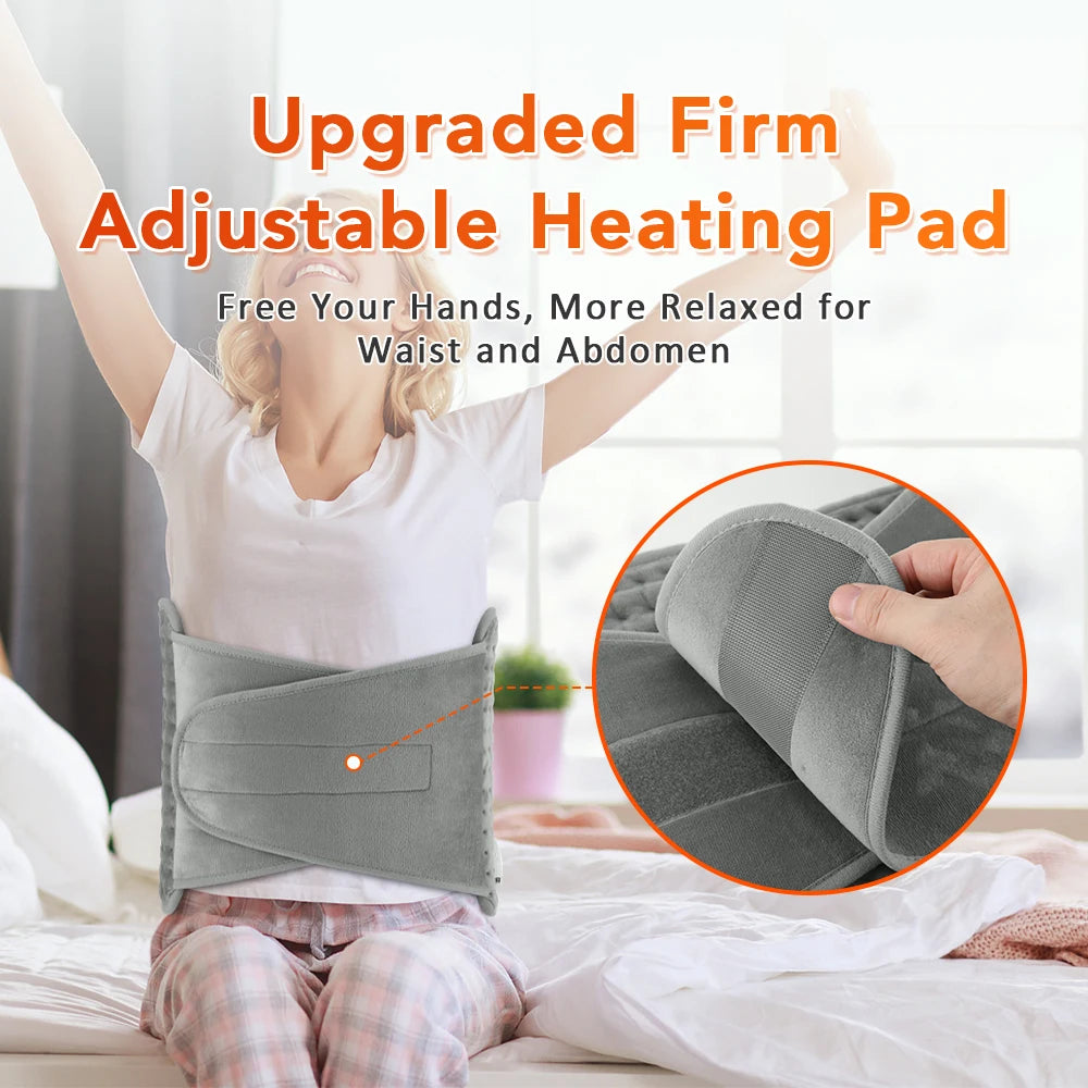 Electric Heating Waist Belt with Adjustable Temperature and Timer